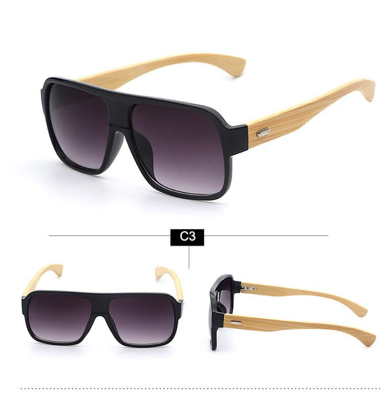 New Bamboo Frame Sunglasses