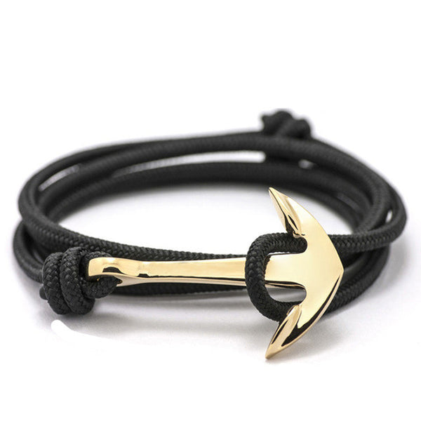 New Silver Alloy Anchor Bracelet