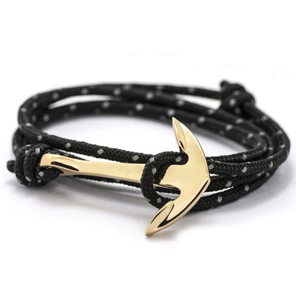 New Silver Alloy Anchor Bracelet