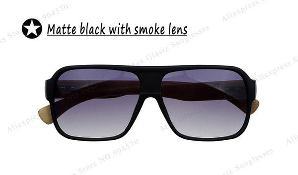 New Bamboo Frame Sunglasses