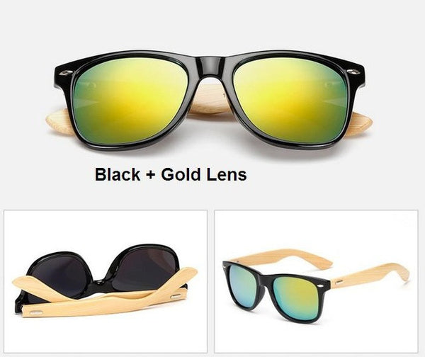 New Bamboo Frame  Sunglasses