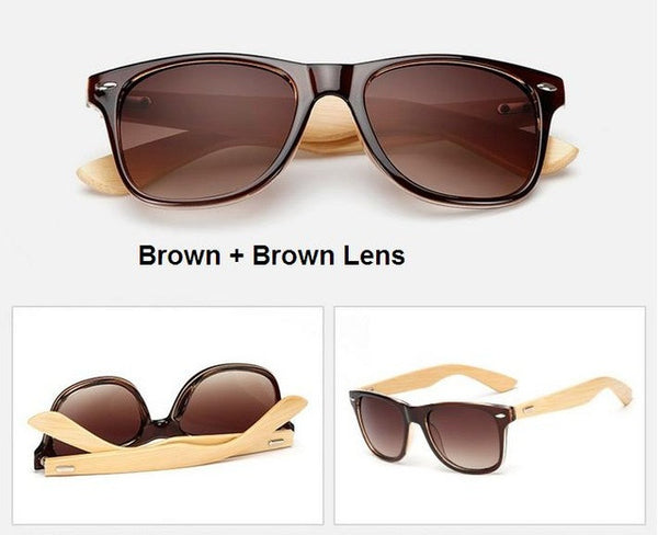 New Bamboo Frame  Sunglasses