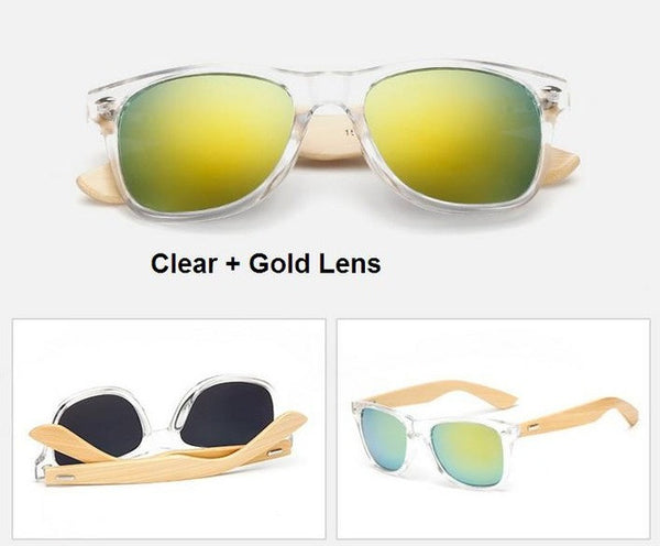 New Bamboo Frame  Sunglasses
