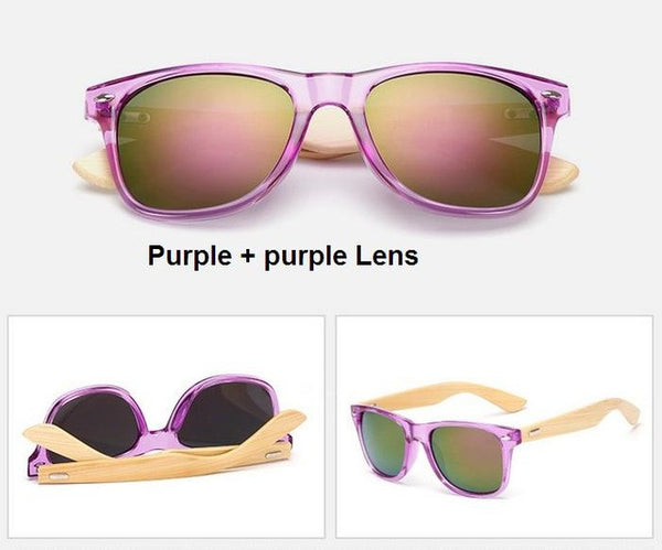 New Bamboo Frame  Sunglasses